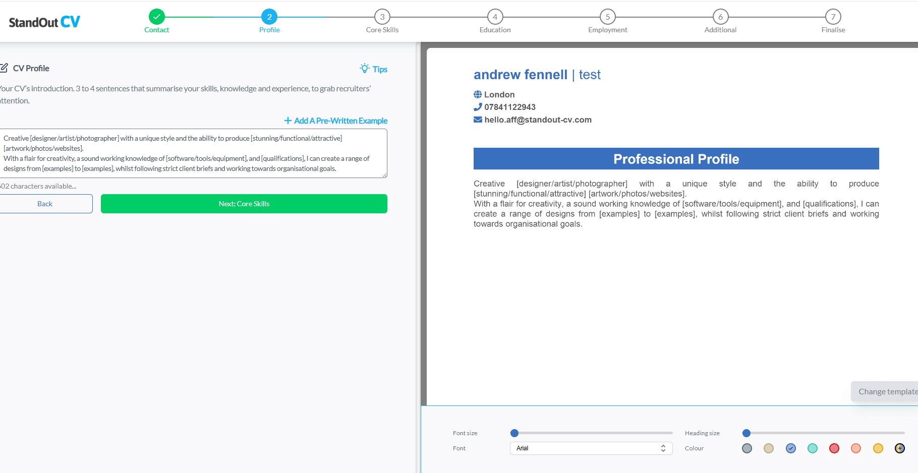 Building the CV builder SaaS Building the CV builder SaaS